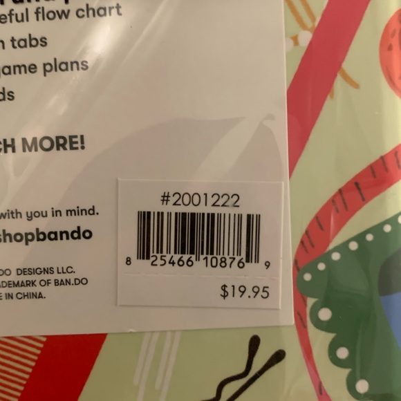 BAN.DO 17-MONTH ACADEMIC PLANNER - NWT - Picture 16 of 16